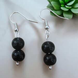 Midnight Shield Earrings