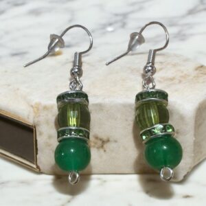 Emerald Harmony Earrings
