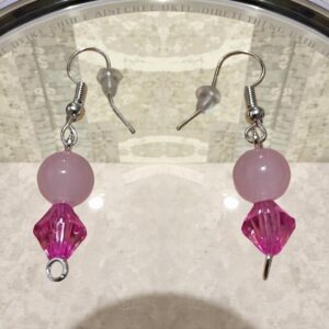 Strength in Pink Earrings