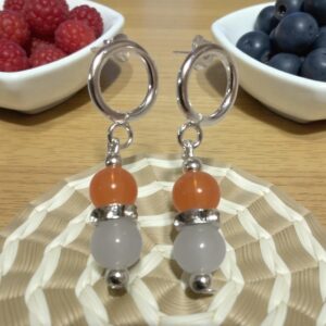 Peach Blessing Earrings