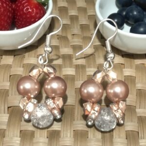 Rose Champagne Hoops