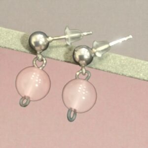 Rose Quartz Earrings