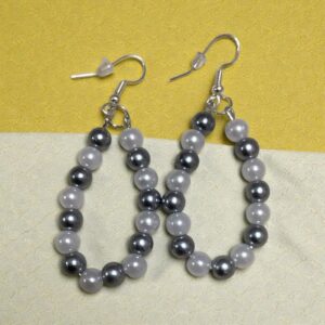 Silver Mist Halo Hoops 🤍✨