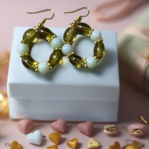 Golden Harmony Hoop Earrings