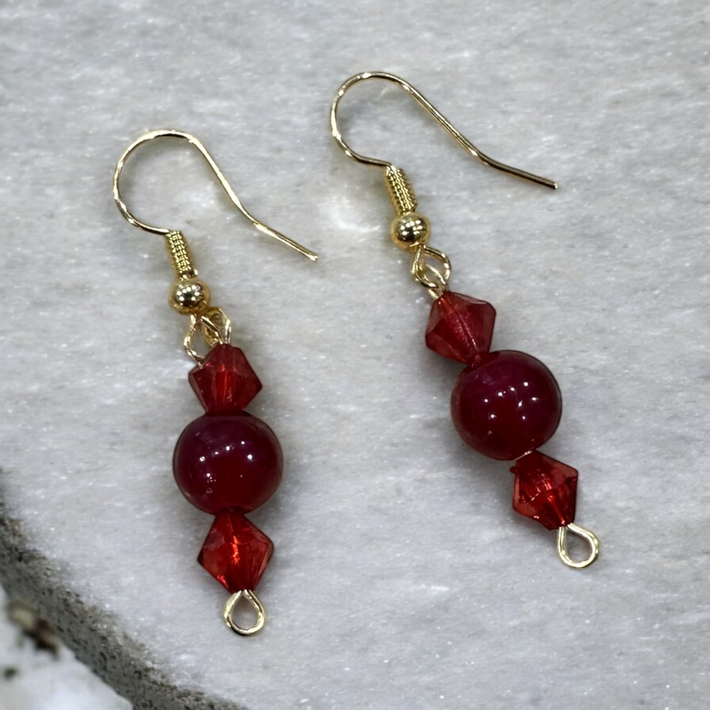 Ruby Ember Earrings