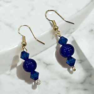 Midnight Sapphire Earrings