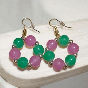 Blush & Jade Harmony Earrings