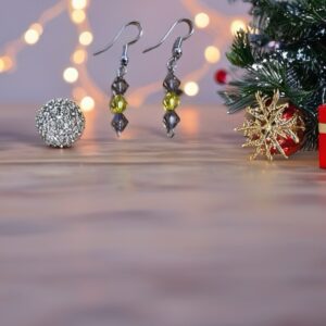 Golden Frost Earrings