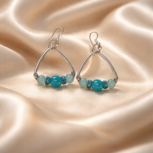 Ocean Energy – Teal & Aqua Silver Drops