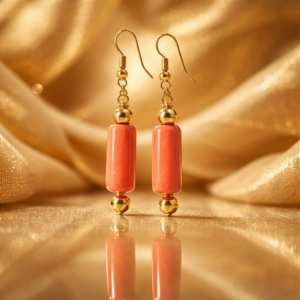 Coral Charm Earrings