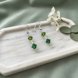 Emerald Whisper Earrings