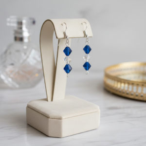 Sapphire Shine Earrings