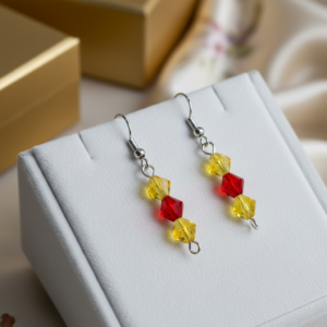 Golden Flame Earrings