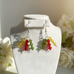 Candy Cane Spark Earrings